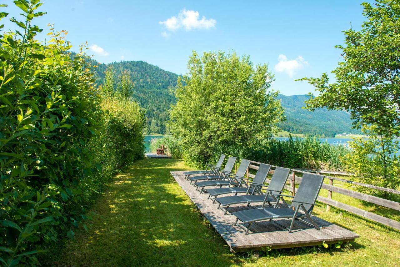 Hotel Haus Waldklause Techendorf Esterno foto